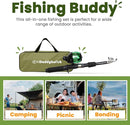 DaddyGoFish Kids Fishing Pole - Rod Reel Combo Tackle Box Starter Set - First Year Small Dock Gear Kit for Boys Girls Toddler Youth Age Beginner Little Children Junior Anglers Older Kids by TinyTreasures Baby Boutique