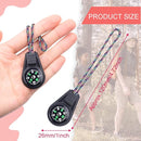 Mini Compass for Kids Compass Keychain，Button Compass Bulk kit，Paracord Hiking Survival Small Compasses，Kids Scout Compass. by TinyTreasures Baby Boutique