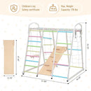 JAXPETY 9-in-1 Indoor Playground, Indoor Jungle Gym for Kids, Toddler Montessori Climbing Gym, Inside Play Gym with Slide, Swing, Monkey Bar, Ladder, Rings by TinyTreasures Baby Boutique