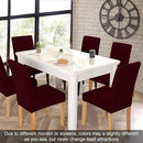 JQinHome 4 Pcs Dining Chair Slipcover, High Stretch Removable Washable Chair Seat Protector Cover for Home Party Hotel Wedding Ceremony by CozyNest Decor