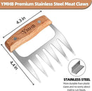 Metal Meat Shredder Claws - BBQ Grilling Gifts for Men & Women, Shredding Claws for Pulled Pork - Christmas Gifts for Dad, Father, Husband by GreenHaven Gardens