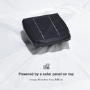 PURPLE LEAF 10 Feet Patio Umbrella Outdoor Cantilever Solar Powered LED Square Umbrella Aluminum Offset Umbrella with 360-degree Rotation for Garden Deck Pool Patio White by GreenHaven Gardens