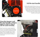 2024 New Gas Weed Wacker, 52cc 2-Stroke 5 in 1 Multi-Functional Lawn Mower Hedge Trimmer Pruners Gas Powered Brush Cutter, Weed Eater for Grass and Bush Shipping from US (Red 2) by GreenHaven Gardens