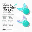 Zimba Supreme LED Teeth Whitening Kit with 3 Whitening Pens | LED Accelerator Light for Coffee, Wine, Soda, Tea, Tobacco, and Other Stains by CozyNest Decor