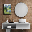 The scenery of mountain streams and green meadows is suitable for living rooms bedrooms offices landscape posters and wall paintings by CozyNest Decor