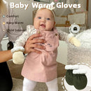 Cute Baby Mittens Newborn, No Scratch Baby Boy Mittens, Baby Girl Hat Gloves for Toddlers, Infant, Newborn by TinyTreasures Baby Boutique