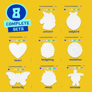 EggSun 8Pcs Stepping Stones Painting Craft Kit for Kids 4 8 6, DIY Garden Stones Outdoor Paint Your Own Ceramic Unicorn Arts and Crafts for Boys Girls Ages 4 7 9 10 12 Birthday Gifts by TinyTreasures Baby Boutique