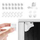 Vmaisi Magnet Cabinet Locks for Babies (14 Locks and 2 Keys) by TinyTreasures Baby Boutique