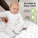 KeaBabies 2-Pack Organic Crib Sheets for Boys, Girls - 52x28 Fitted Crib Mattress Sheet Neutral, Breathable Jersey Cotton Cover for Baby Bed, Toddler Mattress, Soft & Cute Prints (Excavation) by TinyTreasures Baby Boutique
