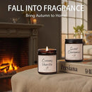 Auelife Fall Candle, Sweet Cinnamon Scented Candle, Fall Scents Soy Candles for Home Scented - Autumn Candles Gifts Set for Men and Women, Holiday, Thanksgiving, 7oz by CozyNest Decor