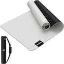 HAPBEAR Large Yoga Mat 72"x30" - 5mm Thick PU Top & Rubber Bottom - Non-Slip Wide Exercise Mat with Dual Layers - High Shock Absorption for Professional Yogis & Home Workouts - Bonus Oxford Bag Included by TinyTreasures Baby Boutique