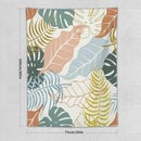 ICMOLYYENLO Boho Green Leaves Tapestry, Mid Century Abstract Tropical Palm Leaves Modern Minimalist Geometric Wall Hanging, Neutral Home Decor Art for Living Room Bedroom Dorm 60x80 Inch by CozyNest Decor