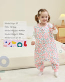 HOMEAL 1.0Tog Sleep Sack with Feet, Toddler Sleep Sacks 3T-5T, Pink Rose by TinyTreasures Baby Boutique