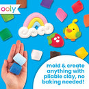 Ooly Air Dry Clay for Kids, 12 Colors Modeling Clay with 3 Shaping Tools, Play Dough Summer Craft Supplies - Creatibles by TinyTreasures Baby Boutique