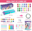 Kslavagcnt Crafts for Girls 8-12, Friendship Bracelet Making Kit for Girls, Arts and Crafts for Kids Age 8-12, DIY Jewelry Making Kit Toys, Christmas Birthday Gifts for Ages 6 7 8 9 10 11 12 Year Old by TinyTreasures Baby Boutique