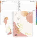 SUNEE Academic Planner 2025-2026 Weekly and Monthly, July 2025-June 2026, 8.5"x11", Tabs, Note Pages, Pockets, Bookmark, Flexible Cover, Spiral Binding, Blushing Abstract Breeze by TinyTreasures Baby Boutique