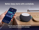 SNOOZ Smart White Noise Sound Machine - Real Fan Inside for Non-Looping White Noise, Sleep Aid for Adults, Travel, Sleeping, Bedroom, Portable, Baby Registry Essential - Charcoal by TinyTreasures Baby Boutique