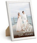 HAUS AND HUES Standalone White Oak Frame Set of 1-5x7 by CozyNest Decor