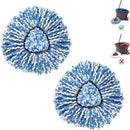 BonusLife 2-Pack Mop Head for O-Ceda RinseClean Spin Mop Refill 2-Tank System Only Easy Cleaning Microfiber Replacement by CozyNest Decor