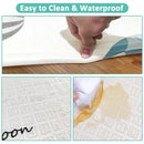 FLAGAV 79x59inch Play Mat for Baby - Extra Large, Non-Toxic, Waterproof Playmat for Indoor and Outdoor Use by TinyTreasures Baby Boutique