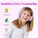 EarFun K2 Kids Bluetooth Headphones, Kids Headphones with Volume Limited, 40H Playtime, Built-in Mic, Stereo Sound, Foldable Over-Ear Headphone for School/Travel/iPad/Tablet, Violet by TinyTreasures Baby Boutique