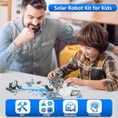 13-in-1 Solar Robot Toys for Ages 8 9 10 11 12 Year Old Boys Girls, STEM Science Kits for Kids Age 8-12, Building Experiments Robotics Kit STEM Projects for Kid Christmas Birthday Gifts (Gray) by TinyTreasures Baby Boutique