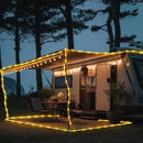 98FT Waterproof 300LEDs Solar Rope Lights, Type C Charging, Remote-Controlled, for Outdoor Pathway Pool Patio Party Garden Yard Palm Tree Holidays (Brighter - Warm White) by GreenHaven Gardens