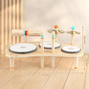 Kids Drum Set for Toddlers 3+, 8 in 1 Montessori Musical Instruments - Wooden Musical Toys for Baby Easter Christmas Birthday Gifts for Preschool Learning Music for Boys Girls Age 3 4 5 6 by TinyTreasures Baby Boutique