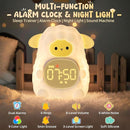 Sheep Alarm Clock with Night Light for Kids with Sleep Training and Sound Machine, Rechargeable Silicone Lamp OK to Wake Clock，Cute Animal Tabletop Lamp, Perfect Sleep Companion for Boys Girls by TinyTreasures Baby Boutique