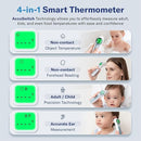 Alcedo Forehead and Ear Thermometer for Adults, Kids, and Baby | Digital Infrared Thermometer for Fever | Touchless, Instant Read, Medical Grade | Pouch and Batteries Included by TinyTreasures Baby Boutique
