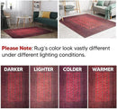 Keen Home Design 2x7 Rug - Machine Washable Runner Rug with Non-Slip Backing, Ideal for Hallway, Entryway, Kitchen, Laundry Room - Vintage, Easy Clean, Durable, Low Pile Rug - (2'6" x 7') by CozyNest Decor