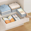 DIMJ Drawer Organizer Clothes 24 Pack - Foldable Baby Organizers and Storage & Dresser Organizer for Bedroom, Closet - Nursery Organization Dresser Dividers for underwear, Sock,Bra, Belt, Tie, Gray by CozyNest Decor