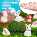 280Pcs Mini Bunny, Mini Resin Bunny Animals, Miniature Rabbit for Landscape Ornaments Miniature Garden Decor Potted Plant,Cake Topper Decoration by GreenHaven Gardens