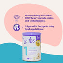 Bubs Goat Milk Infant Formula Stage 1, Infants 0-6 months, Made with Fresh Goat Milk, 14.1 oz by TinyTreasures Baby Boutique