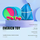 EVERICH Upgraded Toss and Catch Ball Game Set - Indoor and Outdoor Games for Kids 3-12, Beach Sand Pool Water Toy Includes 4 Paddles 4 Sticky Balls, Great Birthday Easter Gifts for Boys Girls by TinyTreasures Baby Boutique