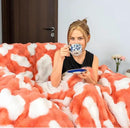 Soft Cow Print Blanket for Couch, Bed, or Living Room – Cozy and Decorative Imitation Rabbit Fur Throw for Home, Seasons and Relaxation by CozyNest Decor