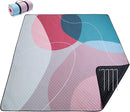 PY SUPER MODE Picnic Blankets Extra Large, Waterproof Foldable Outdoor Beach Blanket Oversized 83x79” Sandproof, 3-Layer Picnic Mat for Camping, Hiking, Travel, Park, Concerts(Abstract Pink) by TinyTreasures Baby Boutique