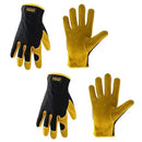 HLDD HANDLANDY 2 Pairs Leather Gardening Gloves for Men, Utility Work Gloves for Gardening, Yardwork, Construction, Mechanics, Great Garden Gifts for Men Women by GreenHaven Gardens