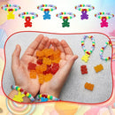 Huquary 24 Sets Bear Beaded Bracelet Crafts Kit DIY Bead Craft Gifts Making DIY Bracelet Supplies for Jewelry Making Wedding Birthday Party Favors by TinyTreasures Baby Boutique