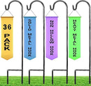 Ashman Shepherd's Hooks 35 Inch (36 Per Pack), Black, Made of Premium Metal for Hanging Solar Lights, Bird Feeders, Mason Jars, Christmas Lights, Lanterns, Garden Stakes and Wedding Décor. by GreenHaven Gardens