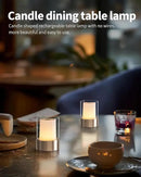4" Mini Dining Table Light 2 Pack for Buffet Restaurant, Outdoor Waterproof Lamps for Bathroom Camping, Rechargeable Cordless Table Lamp for Bar, Touch Warm Night Light for Nursery Baby (Gold) by CozyNest Decor