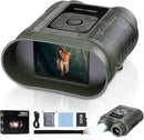 Night Vision Goggles,Compact Night Vision Binoculars,32GB Card Included, Photo/Video Capture,Outdoor Tools for Education, Wildlife Watching,Gifts for Boy, Gifts for Men, Gifts for Father(Green) by TinyTreasures Baby Boutique