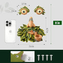 Tree Face Decor Outdoor,Whimsical Outdoor Art with Bird Feeder,Tree Hugger Bark Ghost Face Decoration Funny Yard Art,Garden Creative Decoration (8 INCH) by CozyNest Decor