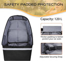 Car Seat Travel Bag for Airplane,Infant Seat Travel Bag with Shoulder Strap,Padded Car Seats Backpack with Reflective Stripes,Large Carseat Carrier Bag Travel Car Seat Cover, Black by TinyTreasures Baby Boutique