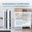 Waterdrop Gravity-fed Water Filter System, Reduces Lead and up to 99% of Chlorine, NSF/ANSI 42&372 Standard, with 2 Black Carbon Filters and Metal Spigot, King Tank Series, WD-TK-A by CozyNest Decor