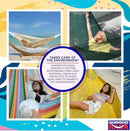 Hammocks Rada- Handmade Yucatan Hammock - Matrimonial Size (2-Blues) by GreenHaven Gardens
