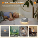 YEVIK 39 Sounds White Noise Machine with Night Light, Portable Rechargeable Sleep Sound Machine for Adults Kids Baby, USB-C, Timer for Home Office Travel Relaxation by TinyTreasures Baby Boutique