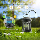 WdtPro Solar Lanterns Outdoor Hanging 4 Pack, Upgraded Bright Waterproof Lantern for Outside, Over 12Hrs Powered Lights for Garden, Yard, Patio Decor (Warm Light) by CozyNest Decor