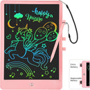 LCD Writing Tablet for Kids 10 Inch Colorful Toddler Drawing Tablet Reusable Doodle Board Electronic Drawing Pads Educational and Learning Kids Toys for Girls(Pink) by TinyTreasures Baby Boutique