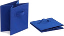Amazon Basics Cube Organizer Storage Bins Handles, Collapsible Fabric, Pack of 6, 10.5"x10.5"x11", Navy by CozyNest Decor